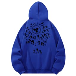Graphic Print Casual Hoodies for Men Cozy Warm Fleece Lined Hooded Sweatshirt with Kanga Pocket Long Sleeve Pullover Tops Outfit