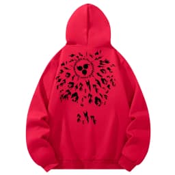 Graphic Print Casual Hoodies for Men Cozy Warm Fleece Lined Hooded Sweatshirt with Kanga Pocket Long Sleeve Pullover Tops Outfit