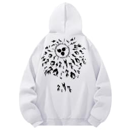 Graphic Print Casual Hoodies for Men Cozy Warm Fleece Lined Hooded Sweatshirt with Kanga Pocket Long Sleeve Pullover Tops Outfit