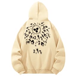 Graphic Print Casual Hoodies for Men Cozy Warm Fleece Lined Hooded Sweatshirt with Kanga Pocket Long Sleeve Pullover Tops Outfit