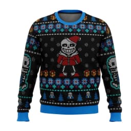 Undertale Sans Ugly Christmas Sweater Cartoon Anime Women Men Pullover Tops 2025 Fashion Couple Hoodie Sweatshirt