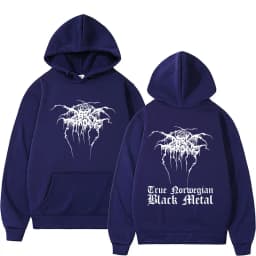 Vintage Darkthrone True Norwegian Black Metal Hoodie Male Mayhem Pullover Men Women Classic Death Black Metal Rock Sweatshirt