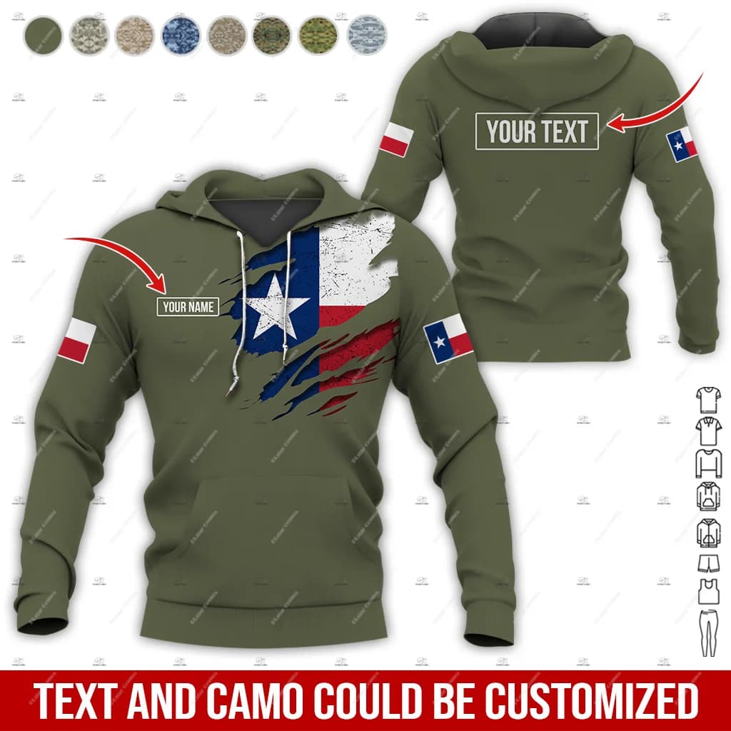 Custm Name Veteran Military Army Cosplay Soldier Camo Retro Vintage Trucksuit 3DPrint Harajuku Pullover Casual Jacket Hoodies W