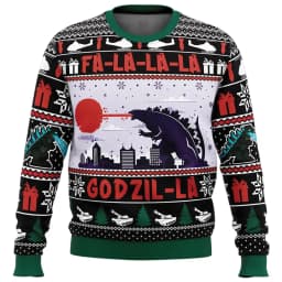 Godzilla Christmas Sweater Couple 2026 Spring/Summer New Men's Hoodie Cartoon Anime Women's Hoodie Sportswear