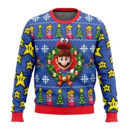 Christmas Odyssey Card Anime Brothers Ugly Christmas Sweater Men's and Women's Pullover 2026 Fashion Couple Hoodie Sportswear