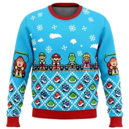 Christmas Odyssey Card Anime Brothers Ugly Christmas Sweater Men's and Women's Pullover 2026 Fashion Couple Hoodie Sportswear