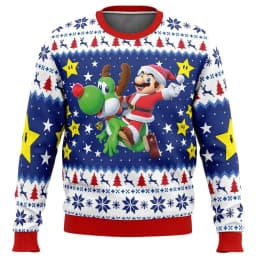 Christmas Odyssey Card Anime Brothers Ugly Christmas Sweater Men's and Women's Pullover 2026 Fashion Couple Hoodie Sportswear