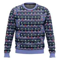 Christmas Odyssey Card Anime Brothers Ugly Christmas Sweater Men's and Women's Pullover 2026 Fashion Couple Hoodie Sportswear
