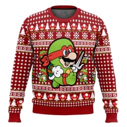 Christmas Odyssey Card Anime Brothers Ugly Christmas Sweater Men's and Women's Pullover 2026 Fashion Couple Hoodie Sportswear