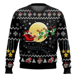 Christmas Odyssey Card Anime Brothers Ugly Christmas Sweater Men's and Women's Pullover 2026 Fashion Couple Hoodie Sportswear