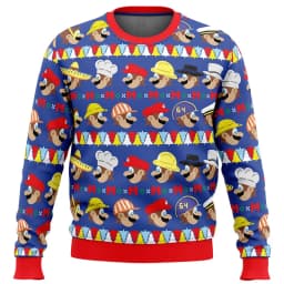 Christmas Odyssey Card Anime Brothers Ugly Christmas Sweater Men's and Women's Pullover 2026 Fashion Couple Hoodie Sportswear