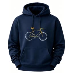 Words Spliced Bicycle Creative Typography Art Hoodie Bike Letter Pullover Hooded Outdoor Cycling Streetwear Casual Hooded Tops