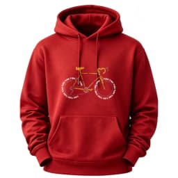 Words Spliced Bicycle Creative Typography Art Hoodie Bike Letter Pullover Hooded Outdoor Cycling Streetwear Casual Hooded Tops