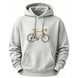 Words Spliced Bicycle Creative Typography Art Hoodie Bike Letter Pullover Hooded Outdoor Cycling Streetwear Casual Hooded Tops