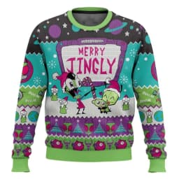 Doom Invader Zim Christmas Sweater Couple 2026 New Fashion Men's Hoodie Cartoon Anime Women's Hoodie Sportswear