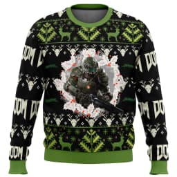 Doom Invader Zim Christmas Sweater Couple 2026 New Fashion Men's Hoodie Cartoon Anime Women's Hoodie Sportswear