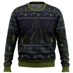 Free Hugs Alien Facehugger Ugly Christmas Sweater Cartoon Anime Women Men Pullover Tops 2026Fashion Couple Hoodie Sweatshirt