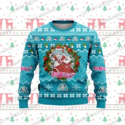 Hatsune Miku Ugly Christmas Sweater Cartoon Anime Women Men Pullover Tops Fashion Couple Hoodie Sweatshirt