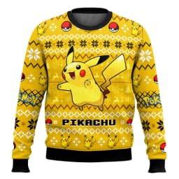 Pikachu Pok é mon Christmas Sweater Couple 2026 New Fashion Men's Hoodie Cartoon Anime Women's Hoodie Sportswear