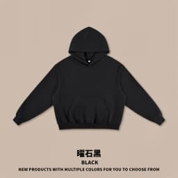 ZODF Trendy Winter Man Boxyfit 350gsm Fleece Hoodie Unisex Old Money Style Comfortable Warm Solid Hooded Pullovers HY0006