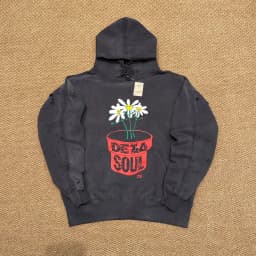 SMX6 Streetwear Sweatshirts Tops Hip Hop Make Old Damaged Hoody De La Soul Is Dead Printing Washing Hoodie for Men Clothing
