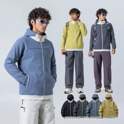 Sweatshirt Coat Men Loose Casual Outdoor Hiking Sport Hoodie Jacket City Walk Track Hooded Sweatshirts Coat Spring Autumn Tops