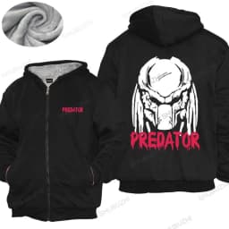 Homme hoodies winter men thick hoody Predator Alien hoodies Classic Retro Movie Film brand Fleece hoody unisex jacket