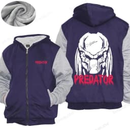 Homme hoodies winter men thick hoody Predator Alien hoodies Classic Retro Movie Film brand Fleece hoody unisex jacket