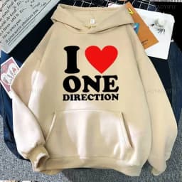 One Directions Band Aesthetic Hoodie for Unisex Drop Shoulder Sweatshirt Fashion Punk Clothing Sudaderas Music Casual Pullovers