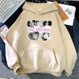 One Directions Band Aesthetic Hoodie for Unisex Drop Shoulder Sweatshirt Fashion Punk Clothing Sudaderas Music Casual Pullovers