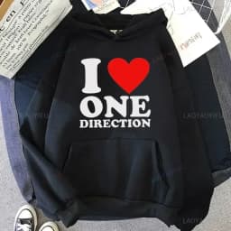 One Directions Band Aesthetic Hoodie for Unisex Drop Shoulder Sweatshirt Fashion Punk Clothing Sudaderas Music Casual Pullovers