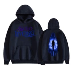 Anime Solo Leveling Sung Jin Woo Graphic Print Hooded Men Women High Quality Hoodies Oversized Sweatshirt Harajuku Streetwear