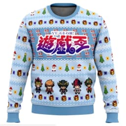 Yu-Gi-Oh! Anime 2026 New Merry Christmas Ugly Sweater Series Men's and Women's Winter Fashion Casual Sweatshirt