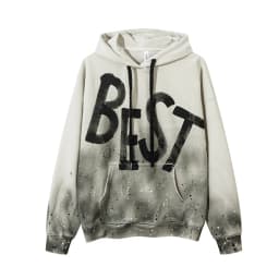 PFNW High Street Fashion Dirty Stained Graffiti Hoodie Men's Hooded Long Sleeve Loose Pullover Top 2026 New Tide 28L3413