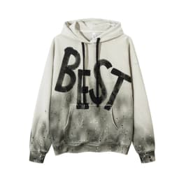PFNW High Street Fashion Dirty Stained Graffiti Hoodie Men's Hooded Long Sleeve Loose Pullover Top 2026 New Tide 28L3413