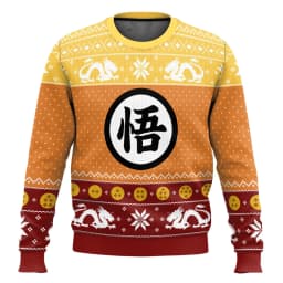 Dragon Ball Goku Japanese Manga Cartoon 2026 New Christmas Carnival for Men and Women Couples Christmas Gift Fashion Round Neck
