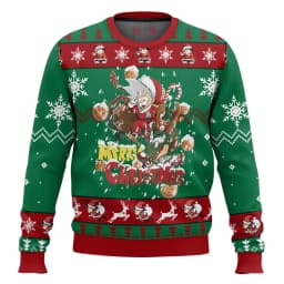 Dragon Ball Goku Japanese Manga Cartoon 2026 New Christmas Carnival for Men and Women Couples Christmas Gift Fashion Round Neck