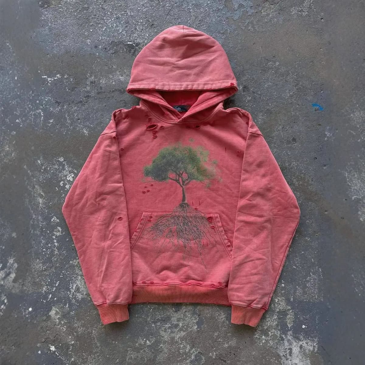 American style new loose-fitting 2025 design fashionable and casual fleece-lined, printed hoodie with featuring printed hood