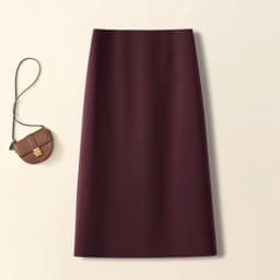 Autumn Winter Female Korean Solid A-line Wool Skirts Girls Classic Fashion High Waist Skirts Women Retro Thin Mid-Long Dress