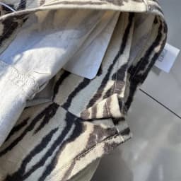 2026 Summer New Zebra Print Denim Skirt American Casual Fashion Retro High Waist Stripe Women's A-line Ripped Short Skirts