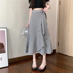 Sun Protection Floral Halter Neck Dress Women's Sweet Style Beach Skirt Asymmetrical Hemline Bell Sleeve Chiffon Wrap ar...