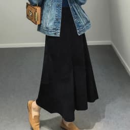 Women Purple Suede Leather Skirt 2025 Trend Spring Harajuku Big Hem 85 cm Long Faldas Mujer Chic Bohemian 100% Leather Dress