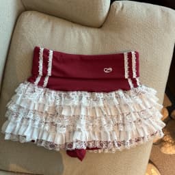 Y2K Lace Mini Skirt Women Kawaii Cutecore Ruffles Patchwork Ball Gown Skirts Summer Japanese Harajuku High Waist A Line Faldas