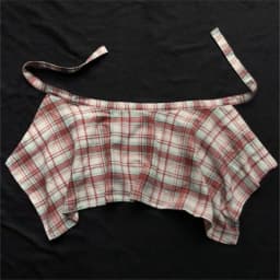 Unisex Layered A Line Wrap Skirt Hiphop Street Dance Checkered Hip Scarf Tie Up Asymmetrical Overskirt Shirt Extender