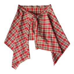 Unisex Layered A Line Wrap Skirt Hiphop Street Dance Checkered Hip Scarf Tie Up Asymmetrical Overskirt Shirt Extender