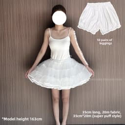 Lolita Skirt Petticoat Ultra Violent Boneless Net Petticoat Duck Butt Dog Short Flying Heaven Lolita Skirt Support 35cm Women...