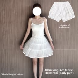 Lolita Skirt Petticoat Ultra Violent Boneless Net Petticoat Duck Butt Dog Short Flying Heaven Lolita Skirt Support 35cm Women...