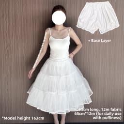 Lolita Skirt Petticoat Ultra Violent Boneless Net Petticoat Duck Butt Dog Short Flying Heaven Lolita Skirt Support 35cm Women...