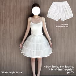 Lolita Skirt Petticoat Ultra Violent Boneless Net Petticoat Duck Butt Dog Short Flying Heaven Lolita Skirt Support 35cm Women...