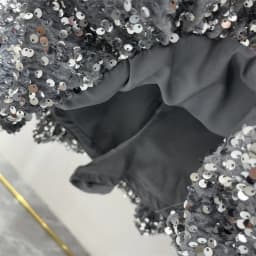 DEAT Fashion Women's Heavy Industry Sequins Skirts For Women Trendy Zipper Wrap Hip Ball Gown Skirt Female Spring New 11A02566